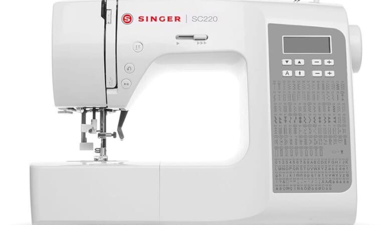 Certified Refurb Singer SC220 Computerized Sewing Machine for $129 + free shipping