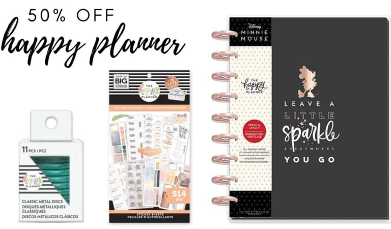 50% off The Happy Planner at Michaels