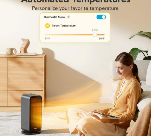 Come Home to a Warm Space with GoveeLife Electric Heater with Thermostat $49.99 Shipped Free (Reg. $100)