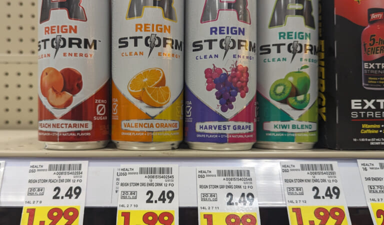 Reign Storm Energy Drink As Low As $1.49 At Kroger