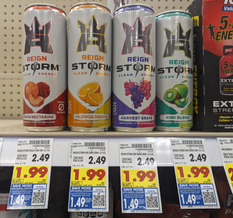 Reign Storm Energy Drink As Low As $1.49 At Kroger