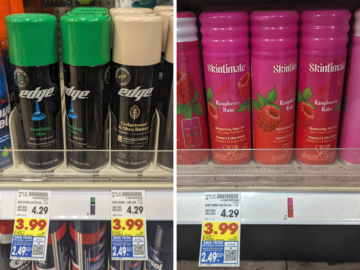 Edge Or Skintimate Shave Gel As Low As $2.49 At Kroger