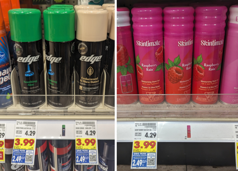 Edge Or Skintimate Shave Gel As Low As $2.49 At Kroger