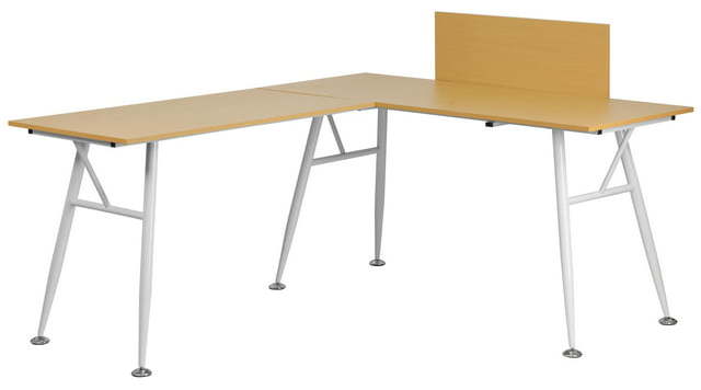 Flash Furniture L-Shape Computer Desk for $80 + free shipping