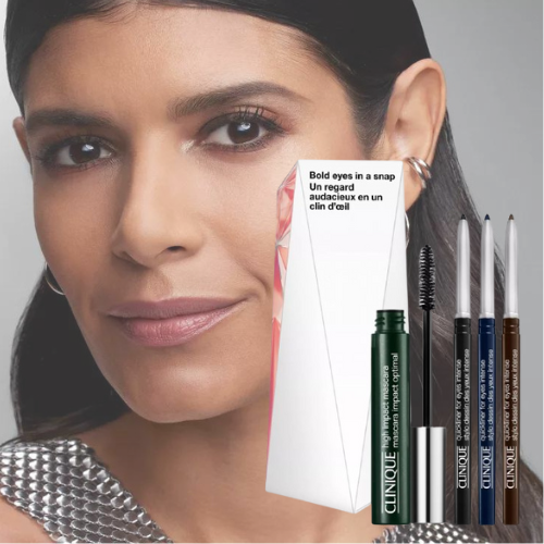 Clinique Bold Eyes In A Snap Eyeliner & Mascara 4-Piece Set $14 (Reg. $28)