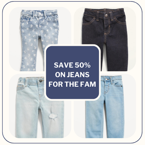 Today Only! Save 50% on Jeans for the Fam from $9.99 (Reg. $19.99)