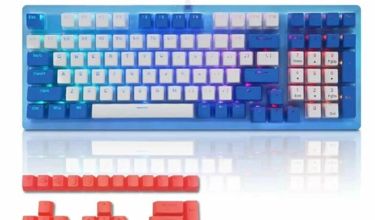 Womier K98 Wired Hotswap RGB Mechanical Keyboard for $43 + free shipping