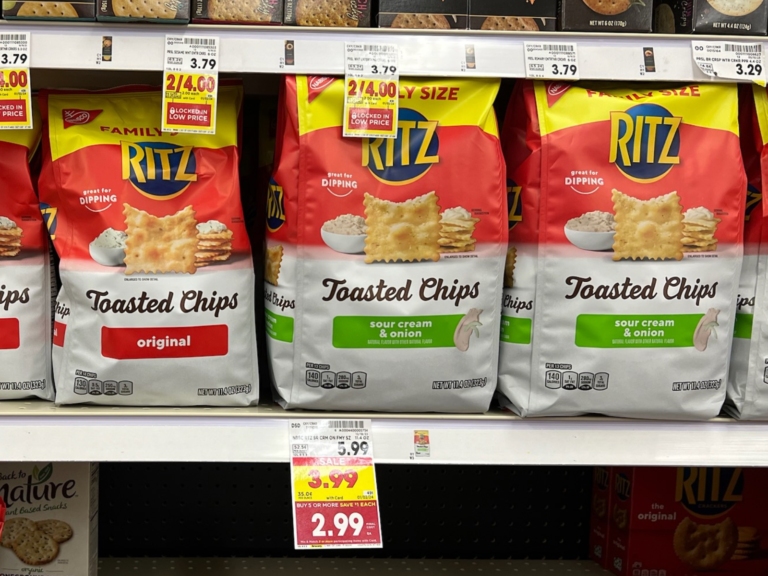 Family Size Bags Of Ritz Toasted Chips As Low As $1.99 At Kroger