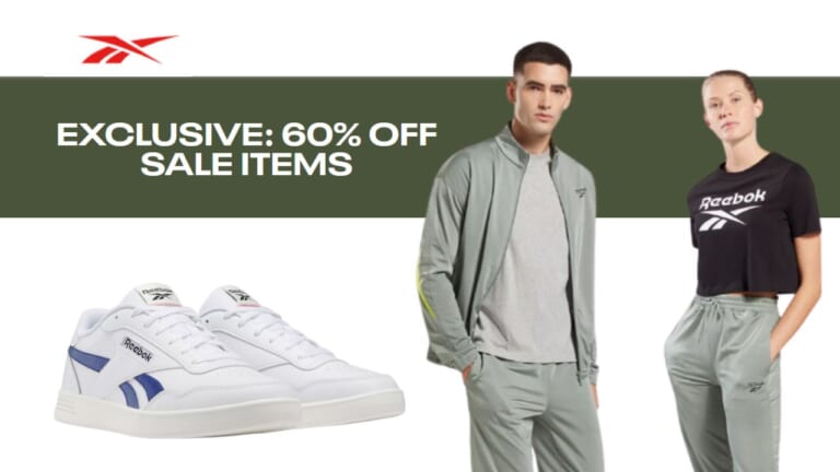 Reebok | End of Season Sale + 60% Off Code