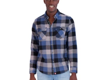 Canada Weather Gear Men's Unlined Flannel Shirt for $15 + free shipping