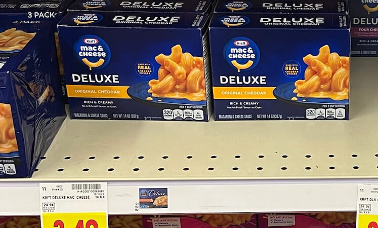 Kraft Deluxe Macaroni & Cheese As Low As $2.24 At Kroger