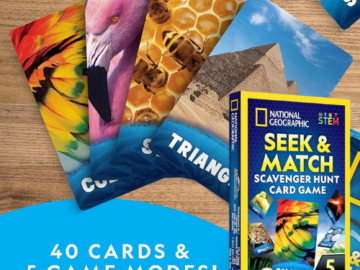 National Geographic Scavenger Hunt for Kids Card Game $4.99 (Reg. $10)