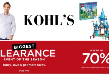 Kohl’s Biggest Clearance Sale | 70% Off!