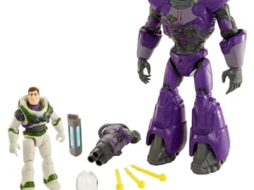 Disney and Pixar Lightyear Crystal Grade Buzz Lightyear Vs. Zurg Clash Pack for $10 + free shipping w/ $35