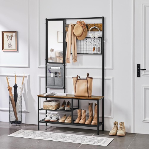 Upgrade your entryway with this Yaheetech Hall Tree with Shoe Bench for just $69.99 After Coupon (Reg. $99.99) + Free Shipping