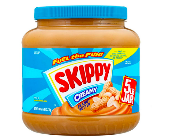 Skippy Creamy Peanut Butter, 5-lb Jar for just $7.65 shipped!