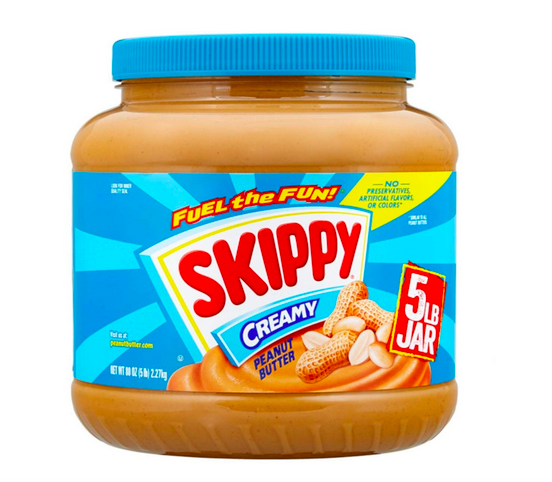 Skippy Creamy Peanut Butter, 5-lb Jar for just $7.65 shipped!