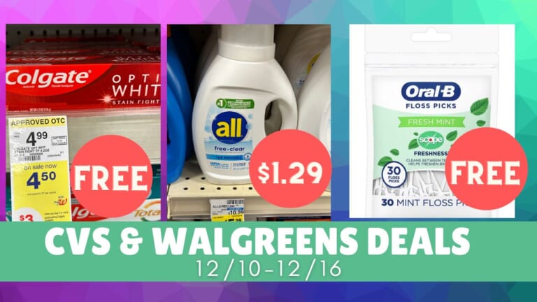 Video: Top CVS & Walgreens Deals 12/10-12/16