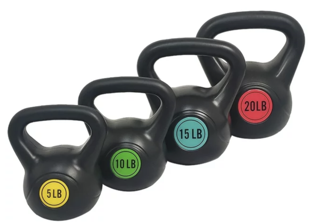 BalanceFrom Kettlebell Exercise Fitness Weight Set only $25.99!