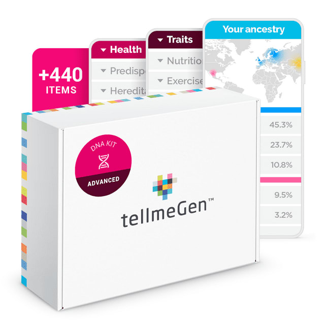 tellmeGen DNA Test Advanced for $70 + free shipping