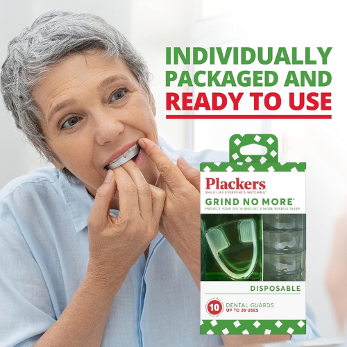 Plackers 10-Count Grind No More Dental Guard Protection for Teeth as low as $6.39 Shipped Free (Reg. $17) – 64¢/Dental Guard – Up to 30 uses