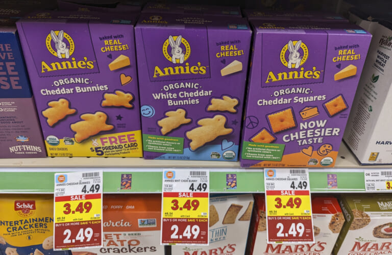 Annie’s Cheddar Crackers As Low As $1.99 At Kroger (Regular Price $4.49)