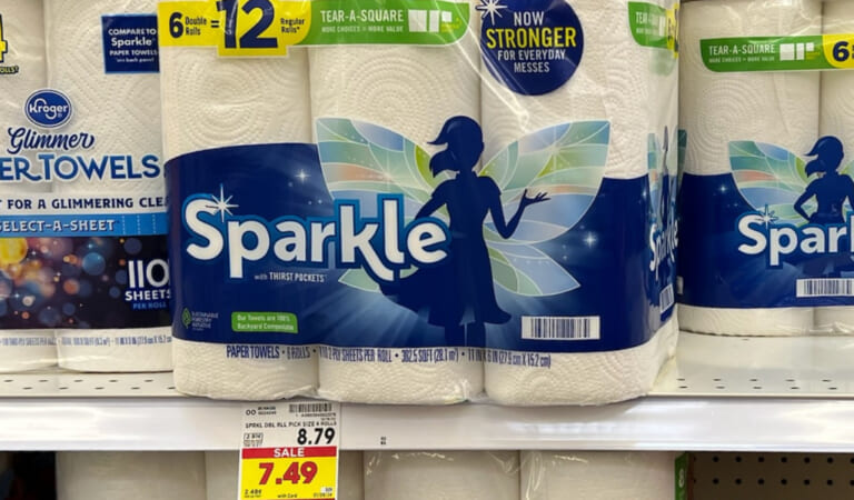 Sparkle Paper Towels As Low As $4.99 At Kroger