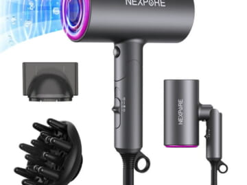 Nexpure 1,800W Ionic Hair Dryer for $30 + free shipping w/ $35