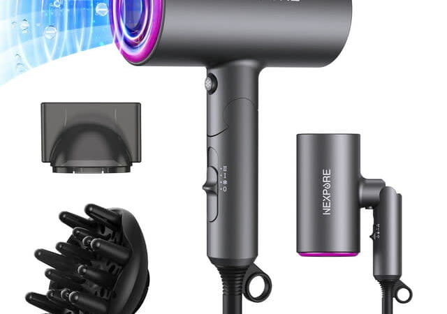 Nexpure 1,800W Ionic Hair Dryer for $30 + free shipping w/ $35