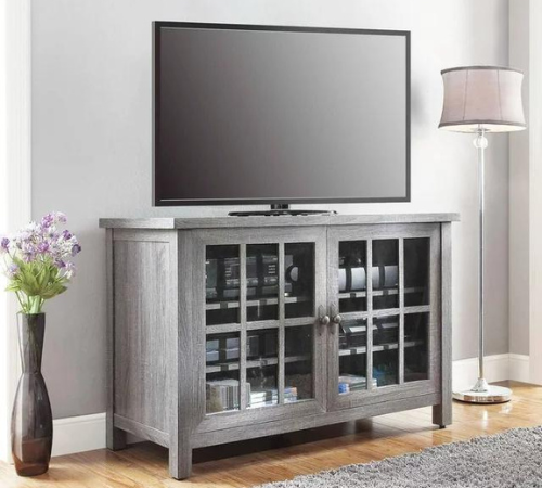 Better Homes & Gardens Oxford Square TV Stand for TV’s up to 55″ $98 Shipped Free (Reg. $121) – Gray or Weathered Oak