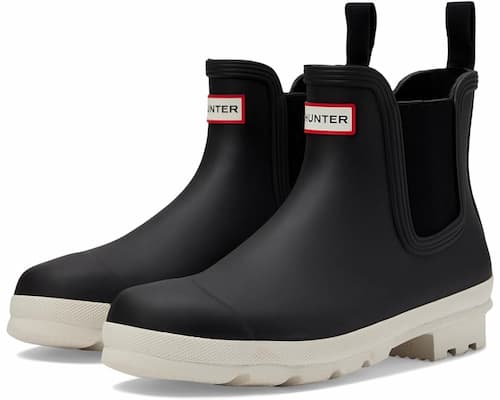 Hunter Original Chelsea Boots in Black