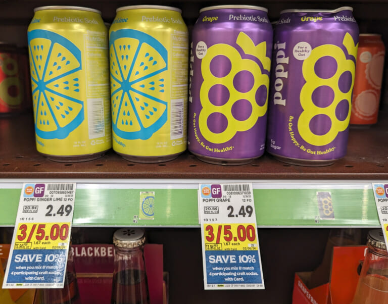 Poppi Prebiotic Soda Just $1.17 At Kroger