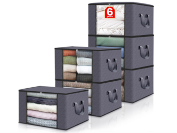 Fab totes 6 Pack Clothes Storage