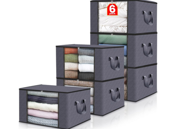 Fab Totes 6-Pack Clothes Storage Bags only $14.99 (Reg. $42!)