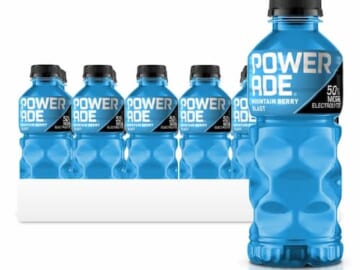 Powerade Sports Drink Mountain Berry Blast, 20 Ounce (Pack of 24) only $11.78 shipped!