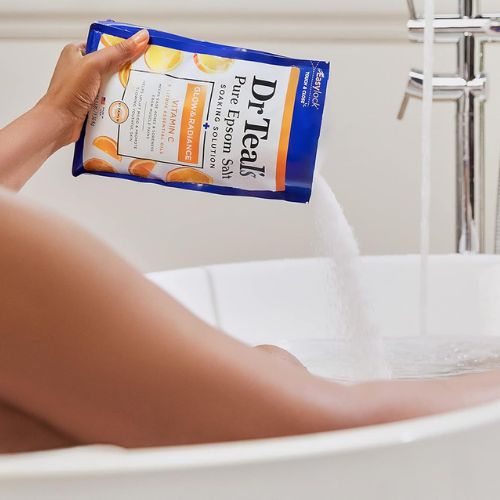 Dr Teal’s Glow & Radiance Pure Epsom Salt Soaking Solution, 3-Lb as low as $3.59/Pack when you buy 4 (Reg. $7) + Free Shipping