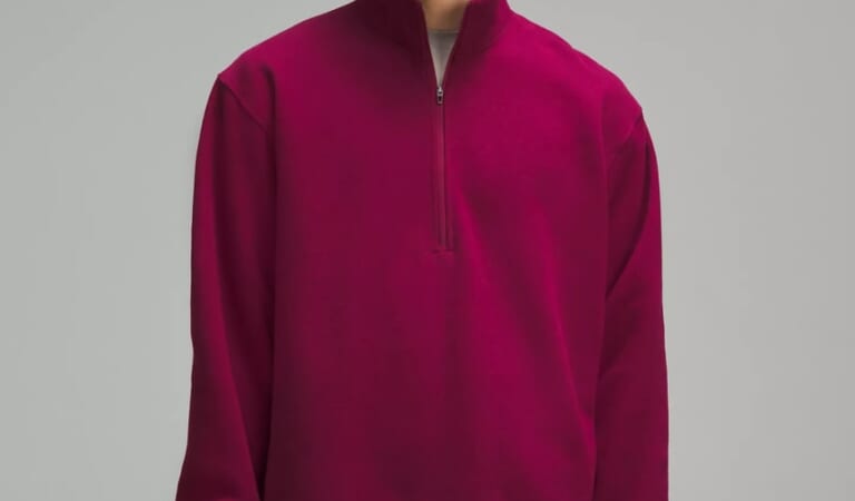 lululemon Men's Steady State Half Zip for $79 + free shipping