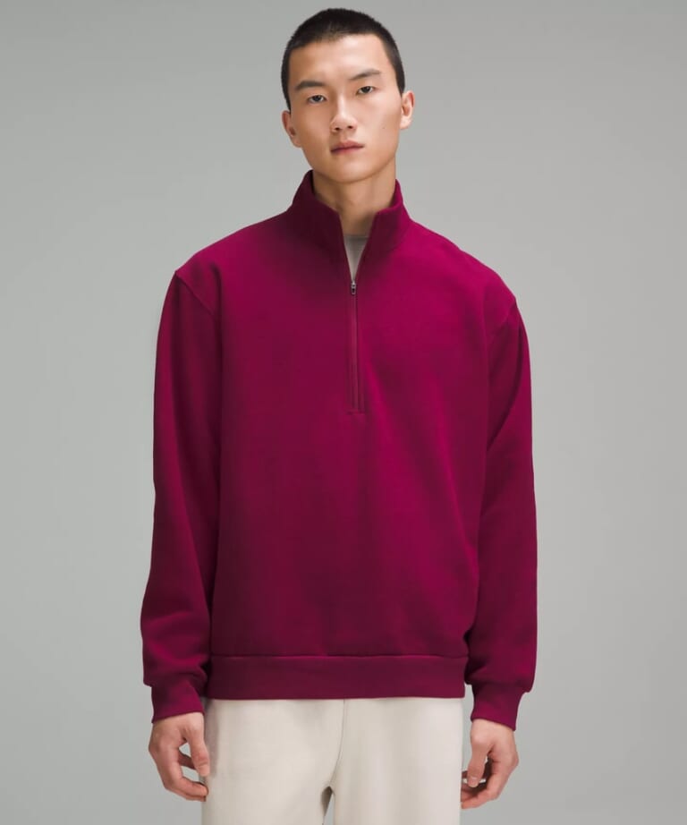 lululemon Men's Steady State Half Zip for $79 + free shipping