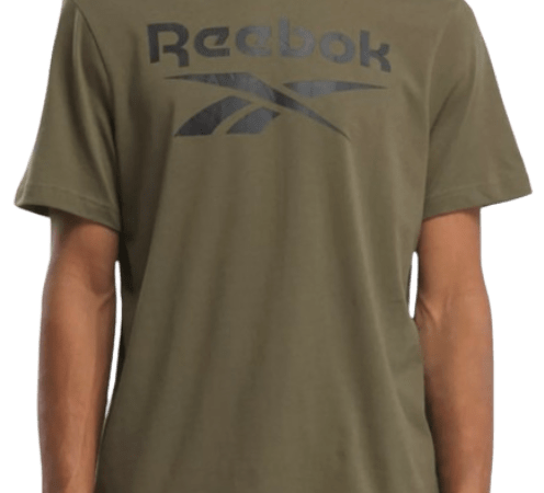 Reebok Men's Identity Big Stacked Logo T-Shirt for $10 + free shipping