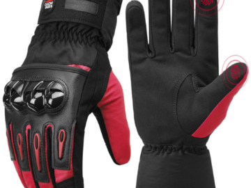 Gear up with this Winter Motorcycle Gloves for Men and Women for just $14.84 After Code (Reg. $27.99) + Free Shipping