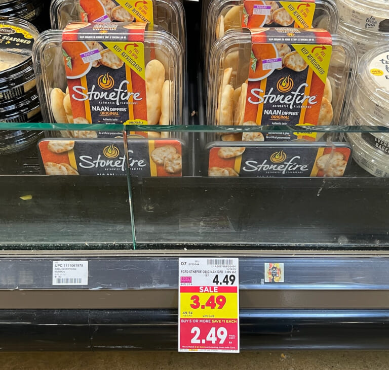 Stonefire Naan Dippers As Low As $1.49 At Kroger