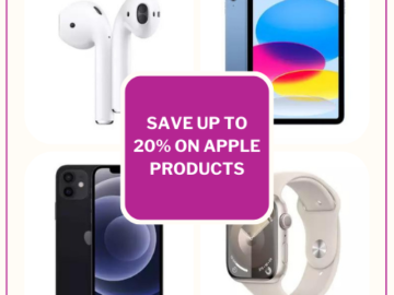 Save up to 20% on Apple Products from $99 Shipped Free (Reg. $129.99+)