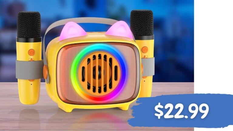 Amazon Code | Kids Portable Karaoke Machine $22.99