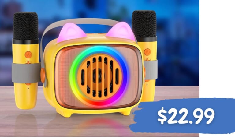 Amazon Code | Kids Portable Karaoke Machine $22.99