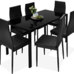 Best Choice Products 7-Piece Glass Dining Set