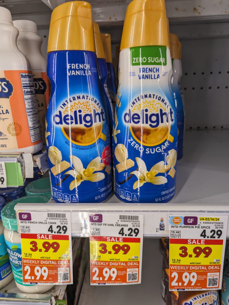 International Delight Coffee Creamer Just $2.99 At Kroger