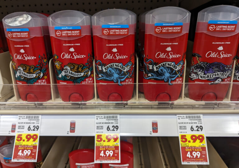 Old Spice Deodorant As Low As $3.32 At Kroger (Regular Price $6.29)