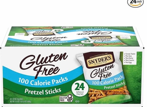 Gluten Free Snack Deals: Snyder’s of Hanover Gluten Free Pretzel Sticks, 24 count only $17.19, plus more!