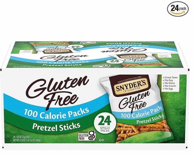 Gluten Free Snack Deals: Snyder’s of Hanover Gluten Free Pretzel Sticks, 24 count only $17.19, plus more!