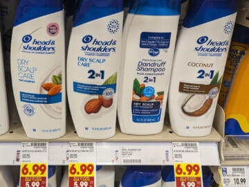 Head & Shoulders Products As Low As $4.49 At Kroger (Regular Price $6.99)